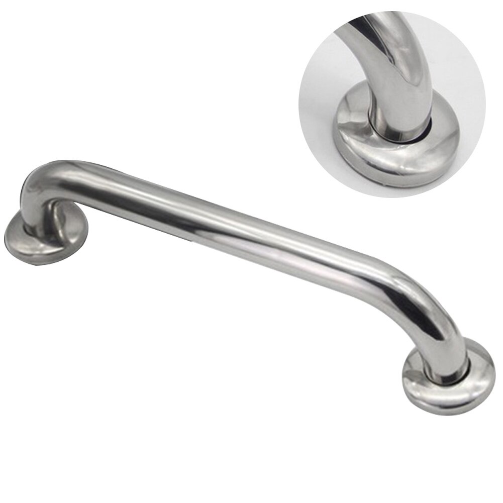 Stainless Steel Chrome Handle Rails Non-Slip Grab Aid Holder Bathtub Hand Rail Safety Disability Bar