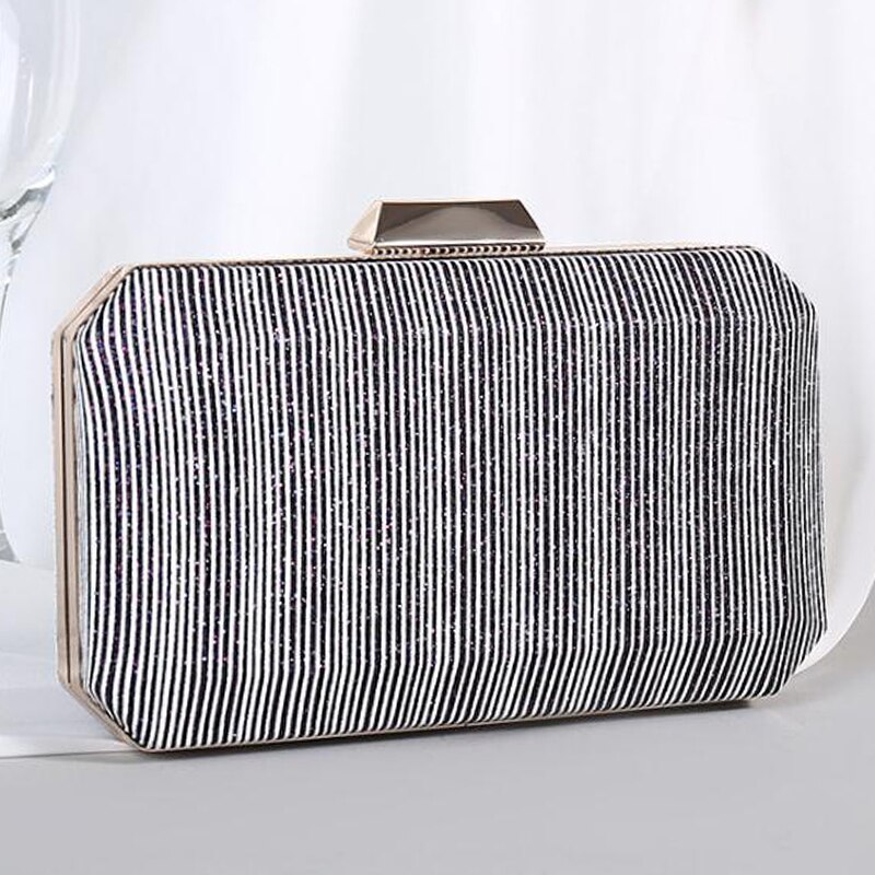 Luksus kveld clutch vesker rød bryllup clutch veske kvinnelig brudepike skuldervesker clutches fest veske: Mørklilla