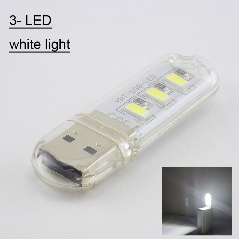 Mini lámpara LED USB de 5V, linterna de lectura de libros, iluminación de luz nocturna para banco de energía, iluminación para ordenador, portátil, PC y portátil: Rojo