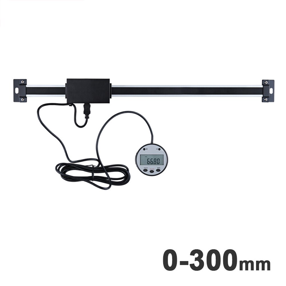 Digitaalisen mittakaavan viivain pystysuora 0.01mm magneettinen kauko-ohjain ulkoinen näyttö viivain työstökoneet jyrsintä sorvi: 0-300mm