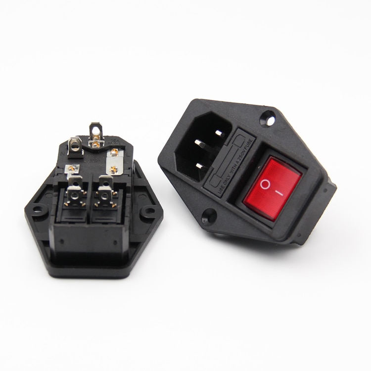 10 Pz Interruttore A Dondolo Rosso 2 Pin KCD1-101 250 V 6A - Foto 11