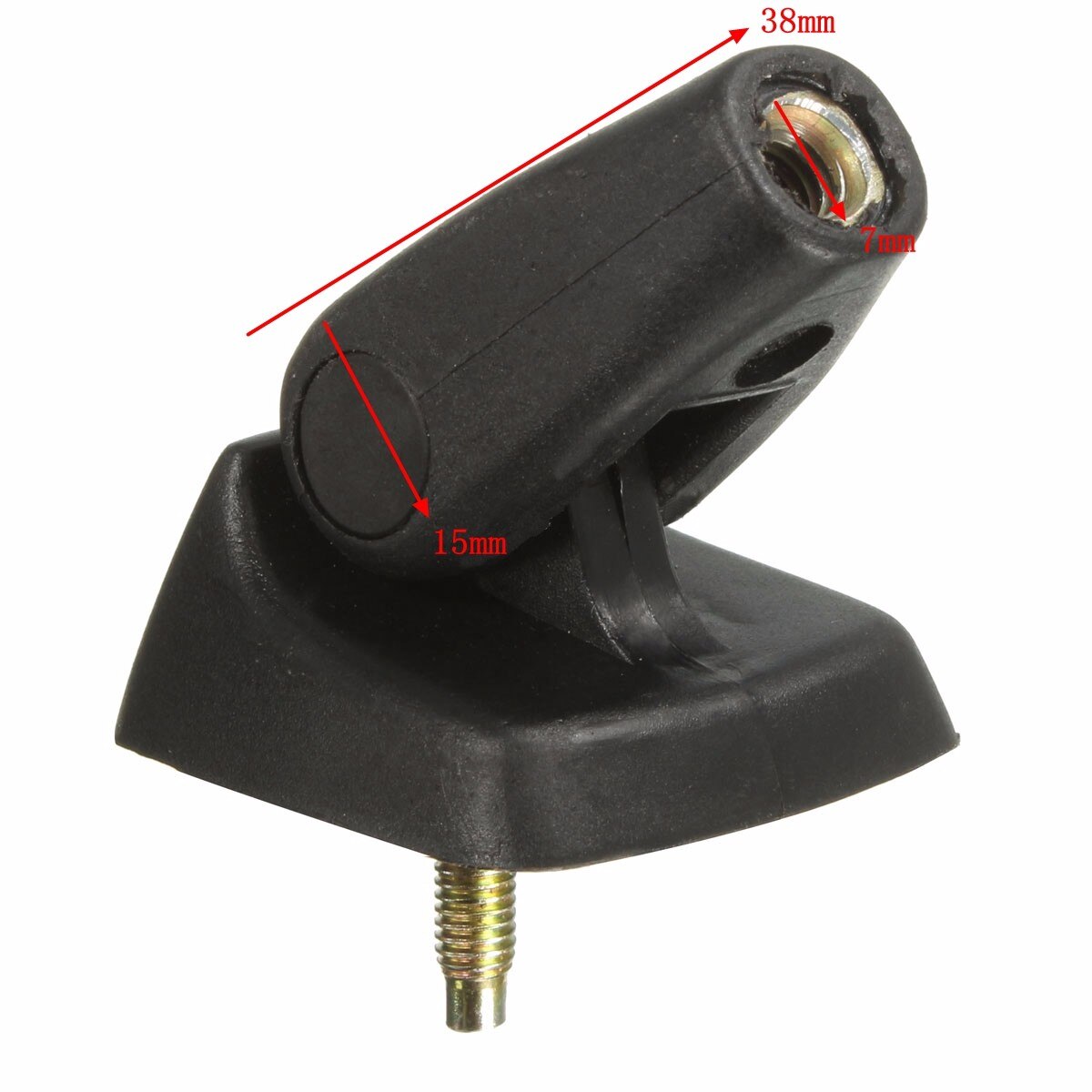 Antennebase foran til peugeot / partner / ekspert 106 205 206 306 309 405 406 sort 40.3mm x 37mm