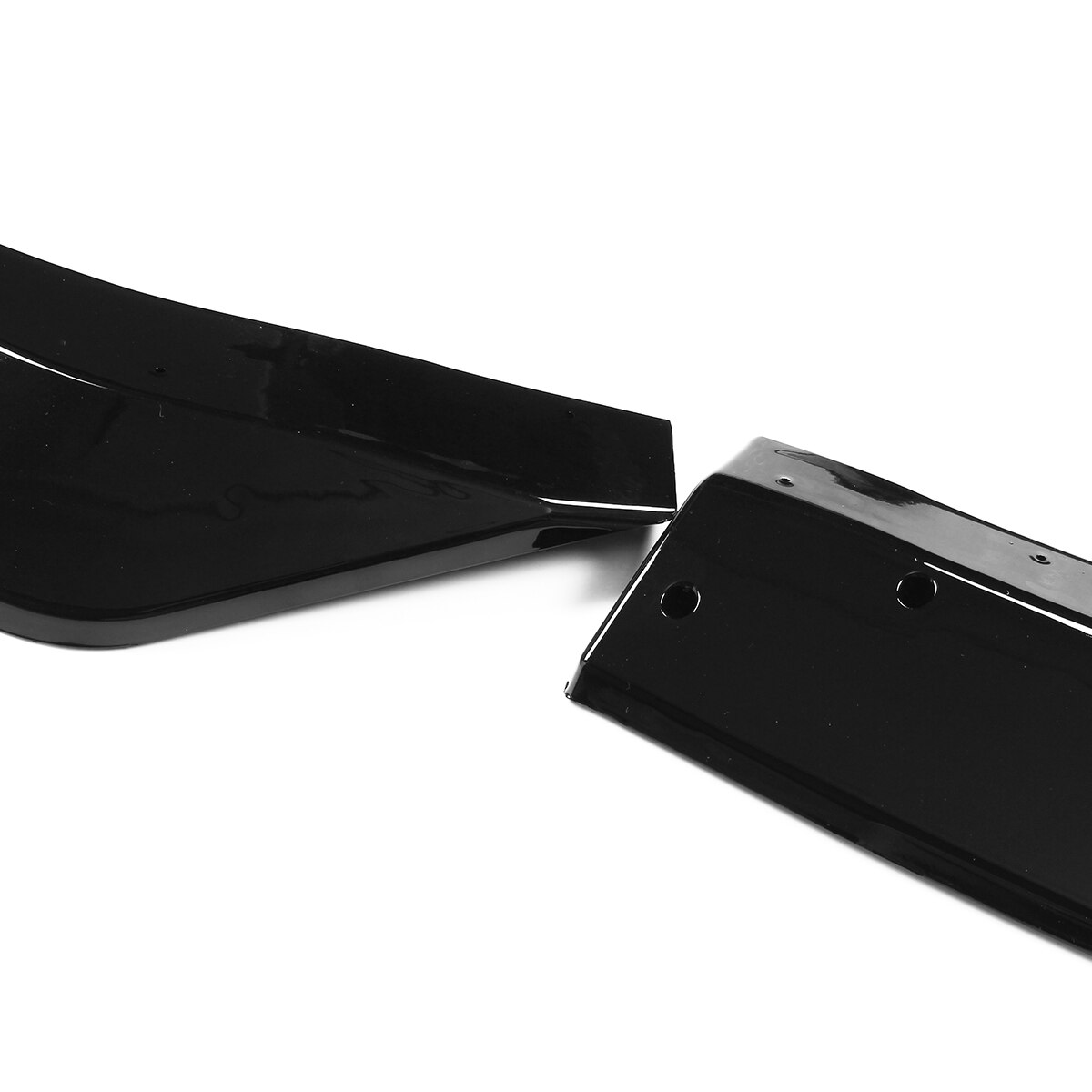 Black/Carbon Fiber Look Car Front Bumper Lip Splitter Diffuser Spoiler Protector Body Kit For Mazda 3 Sedan Axela