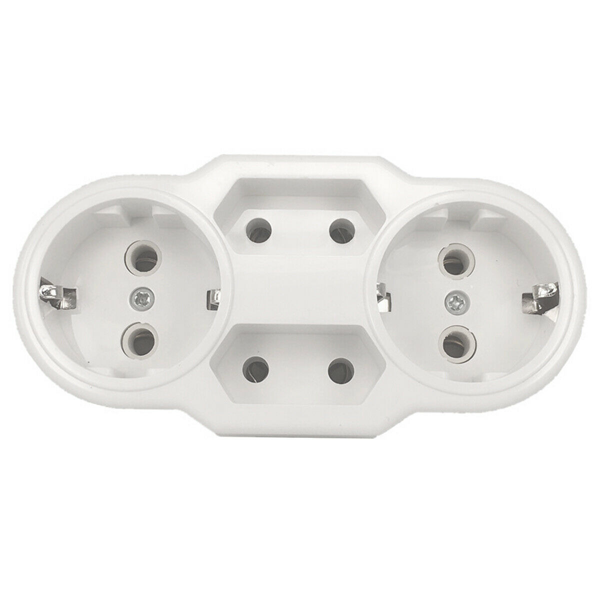 Multiple Compartment Socket Outlet Strip Distributor Socket Panel EU Plug For Kitchen Living Room Bedroom: A
