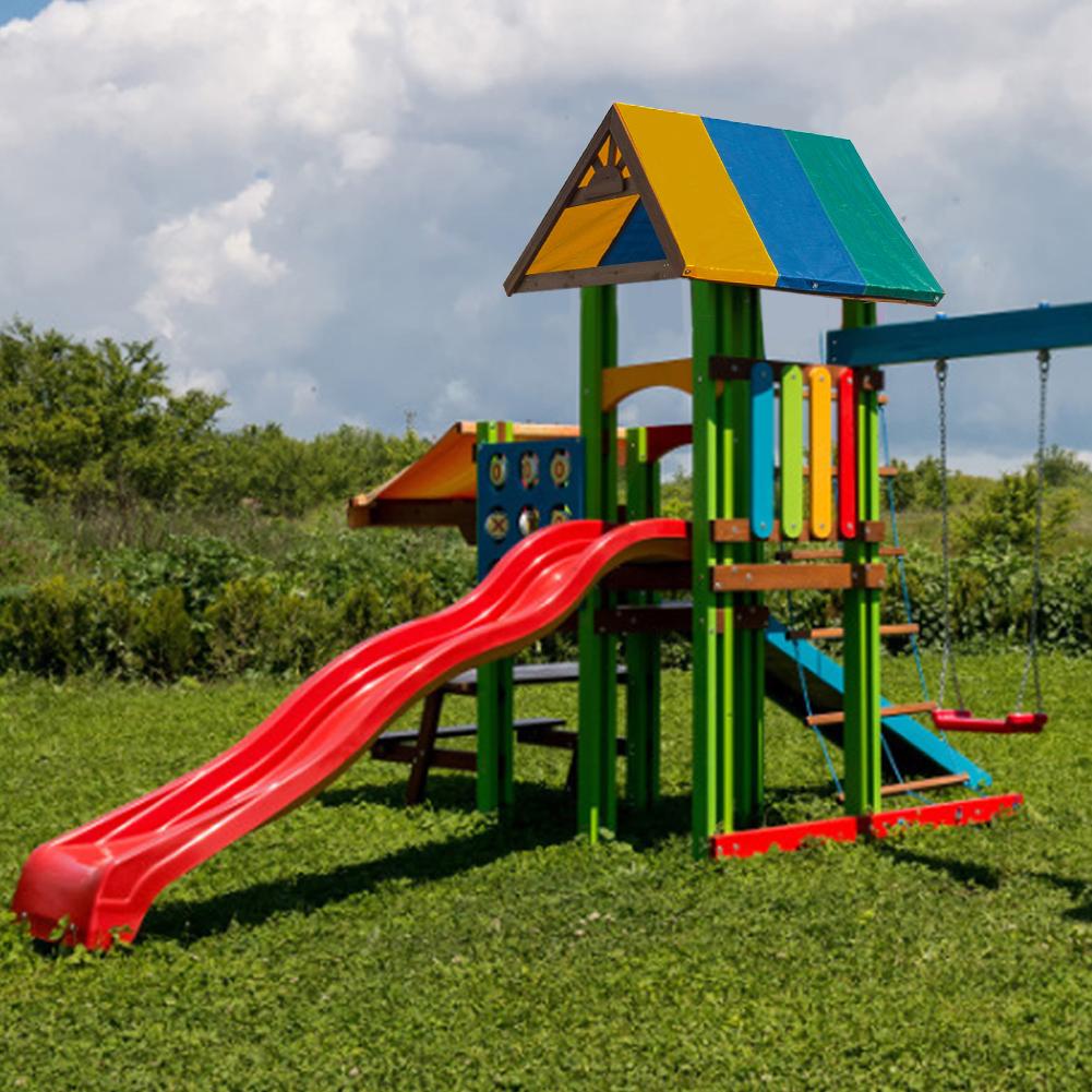 Swingset Shade Waterproof Roof Canopy Gardening Facilities Garden Swing Shade Awning Tarpaulin For Garden Playground 132*228CM