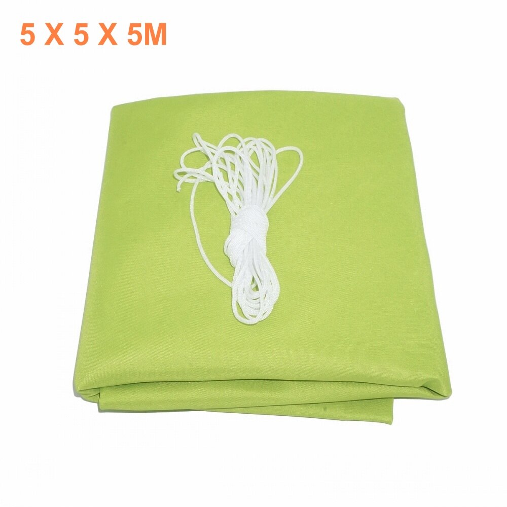 Triangle Waterproof Sun Shade Sail Yard Canopy Patio Garden UV Blocking Outdoor Sun Shelter with Wind Rope 3M / 3.6M / 5M: Green 5M
