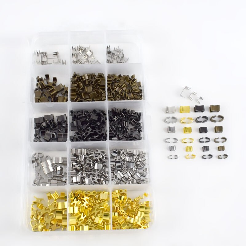 1 opsat lynlåsprop skridsikker til 3# 5# 8#  metallynlåse lynlås reparationssæt nylon lynlås udskiftning gør-det-selv-tilbehør skræddersyet værktøj