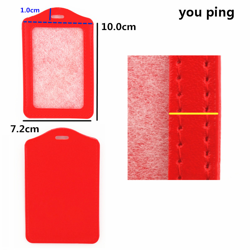 11 Colour PU Card Cover Bus Card Badge Lanyard Business Credit Cards Bank ID Card school supplies