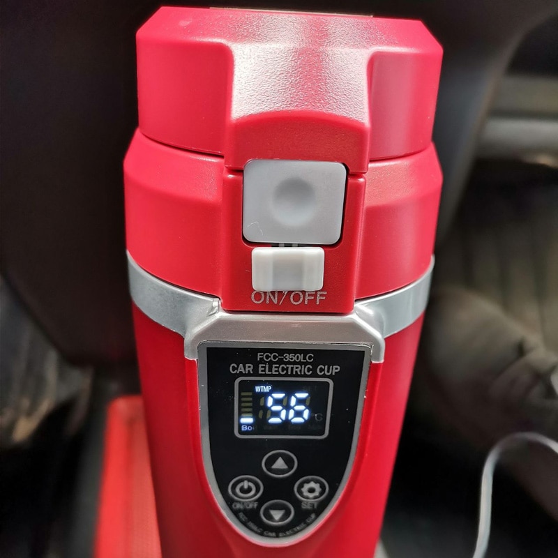 Tasse à ébullition Portable de 350ML, température réglable, tasse à ébullition pour voiture, bouilloire électrique, café, thé ou lait, accessoires de voyage