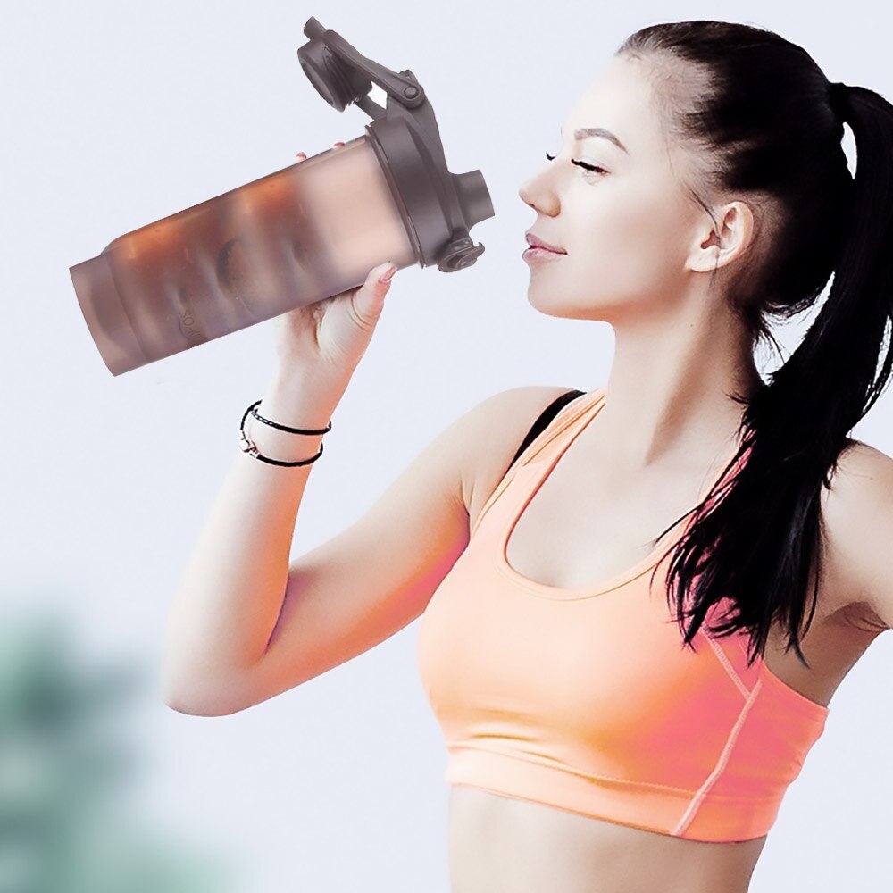 700ml protein shaker flaske bpa gratis vandflasker gym sport fitness rejse studerende børn skole drikkedunk til sommer
