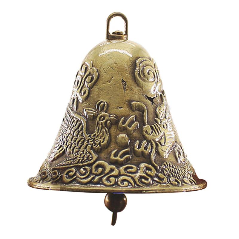 Retro Chinese Style Alloy Antique Bells Grazing Bell For Cow Horse Sheep Dog Cat Animal Grazing Cattle Farm Copper Bell 60x65mm