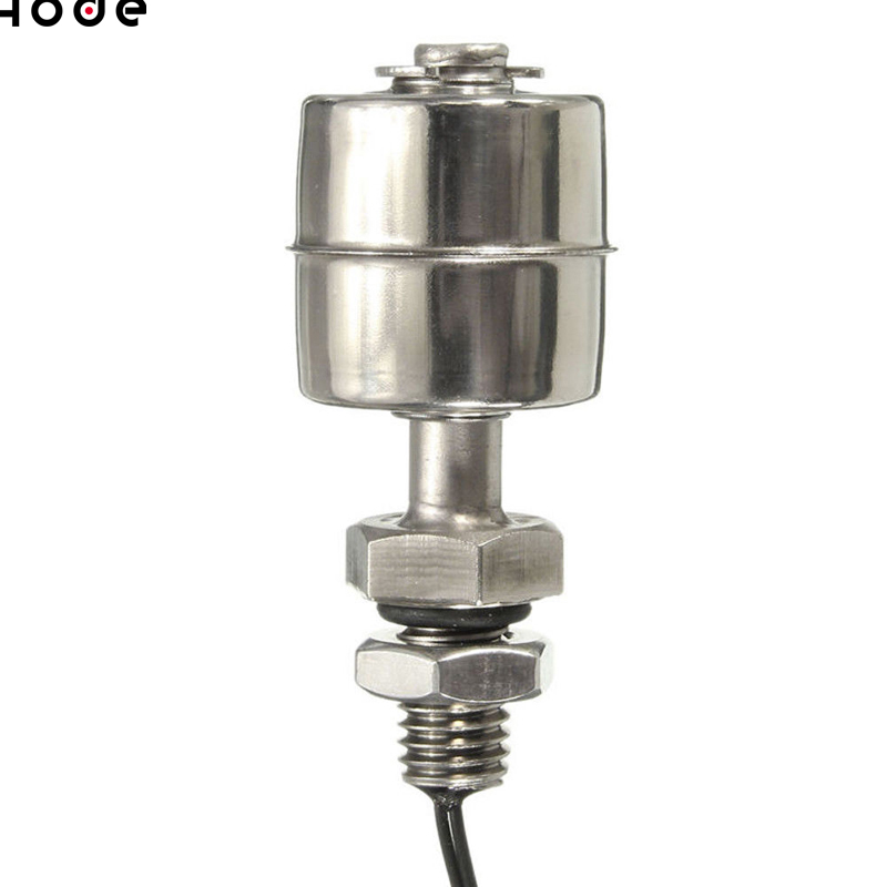 Stainless Steel Vertical Liquid Water Level Sensor Internal Float Switch 45mm Line 30CM