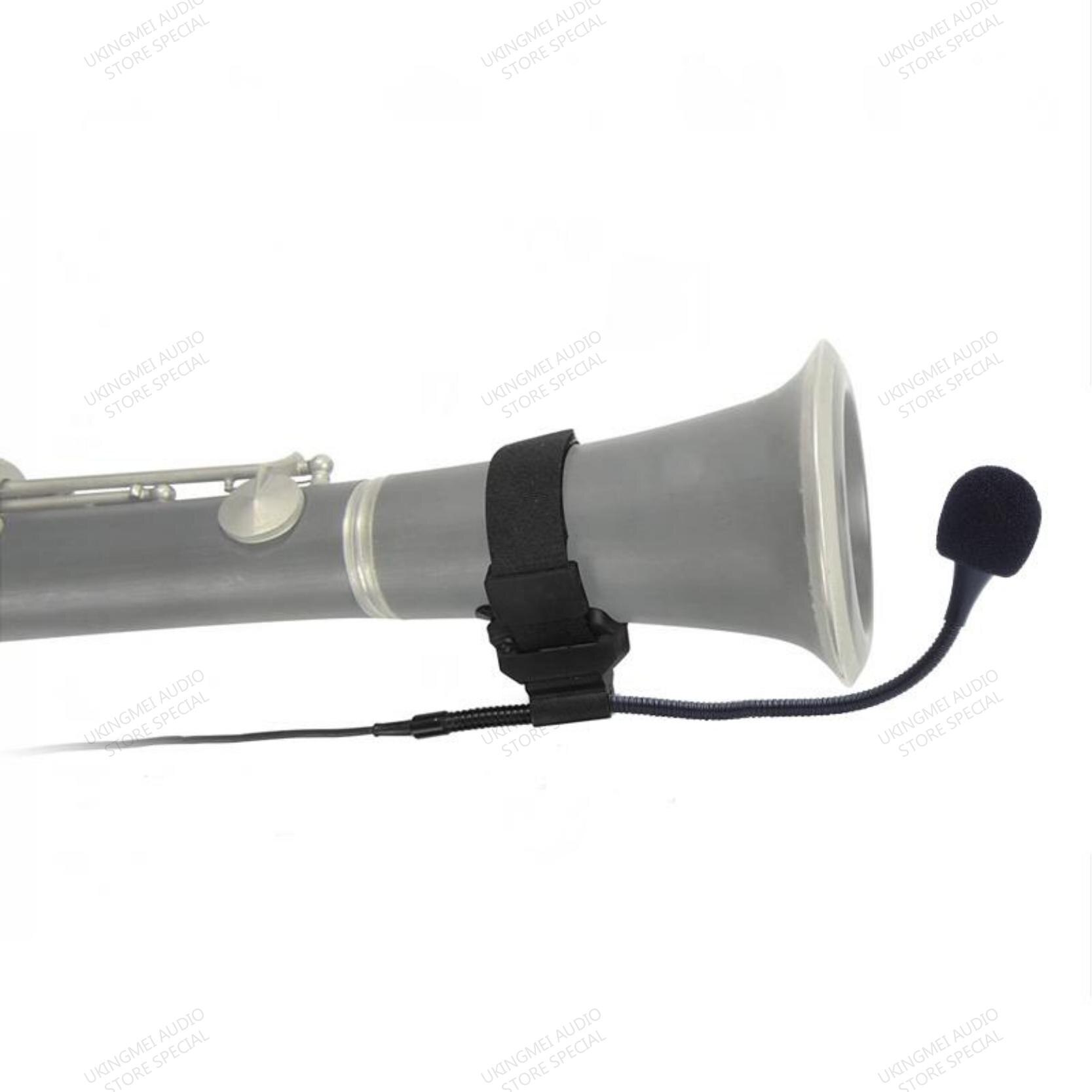Saxofoon Gitaar Viool Klarinet Fluit Bas Piano Jazz Drum Elektrische Torch Instrument Stage Performance Condensator Microfoon: With Clarinet Clip