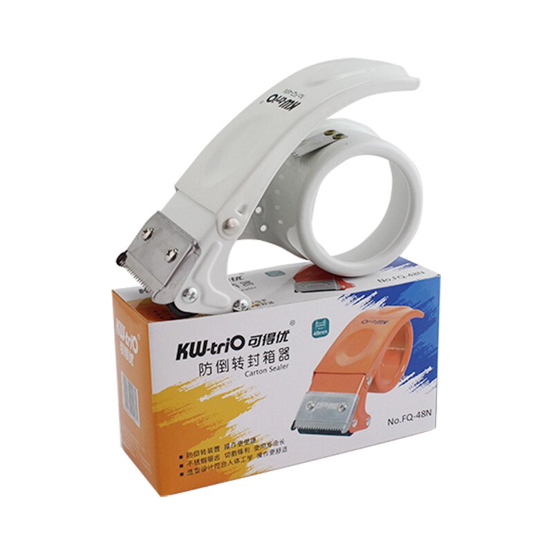 Metall 48mm emballasjetape dispenser 2 &quot; forhindre-reversert pakking forsegling maskin teip kutter