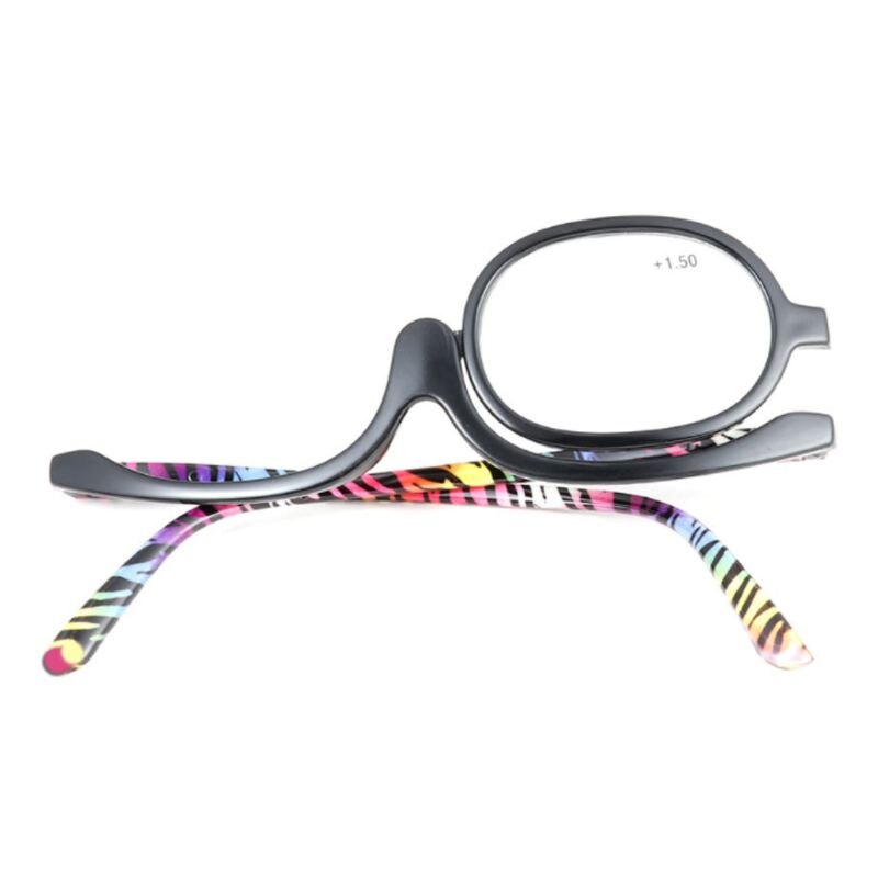Gafas de lectura giratorias, maquillaje de aumento, plegables, presbicia cosmética