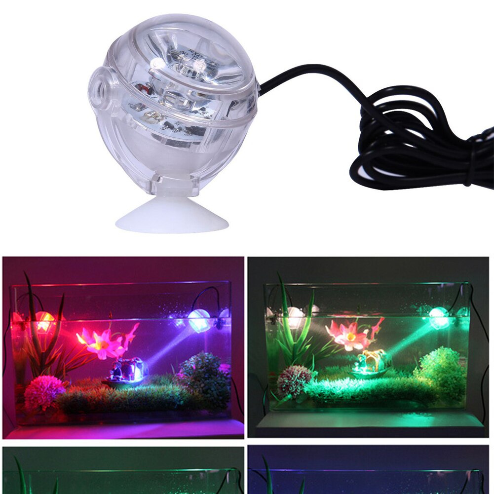 Kleurrijke Aquarium Led Verlichting Waterdichte Dompelpompen Aquarium Licht Onderwater Led Licht Elektronische Aquarium Lamp Decoratie