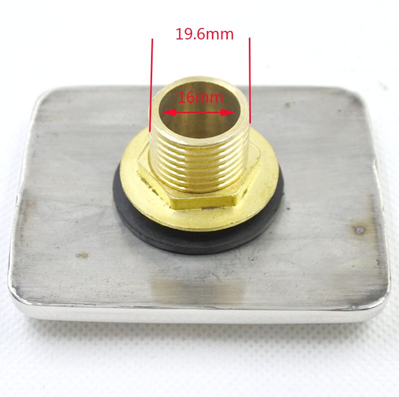 Small square stainless steel tub waterfall, spa water Curtain,75x63.5 mm Massage bathtub accessories