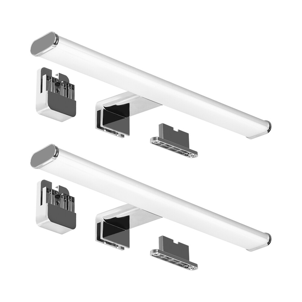 LED Bathroom Wall Lamps Over Mirror Cabinet Light Fixtures 12W 1000Lm IP44 Dampproof Lamp Width 60CM Natural White 4000K: 2 Lamps 40CM