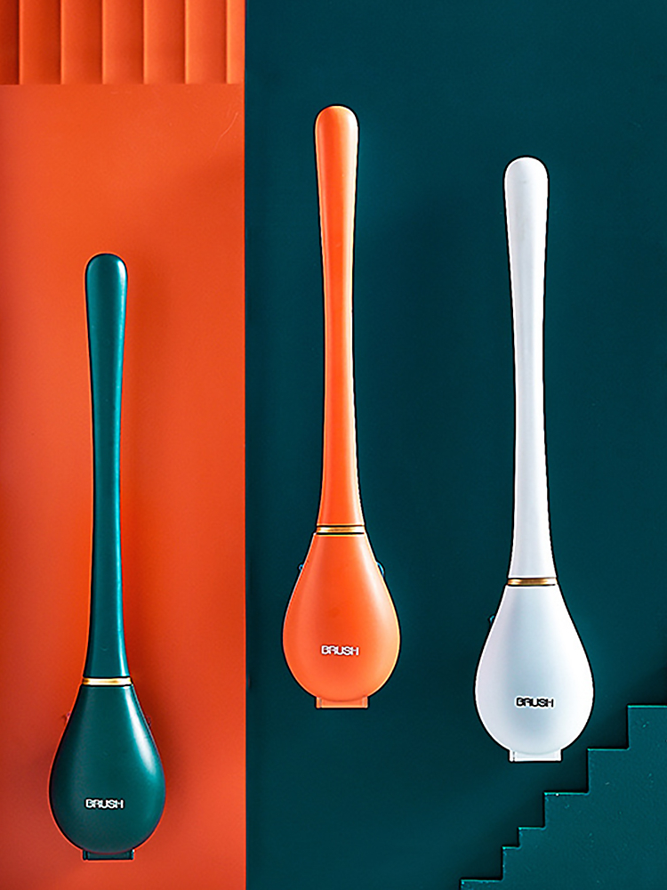 toilet brush no dead ends wash toilet silicone brush hanging kitchen gadgets and accessories baseball bat toilet brush