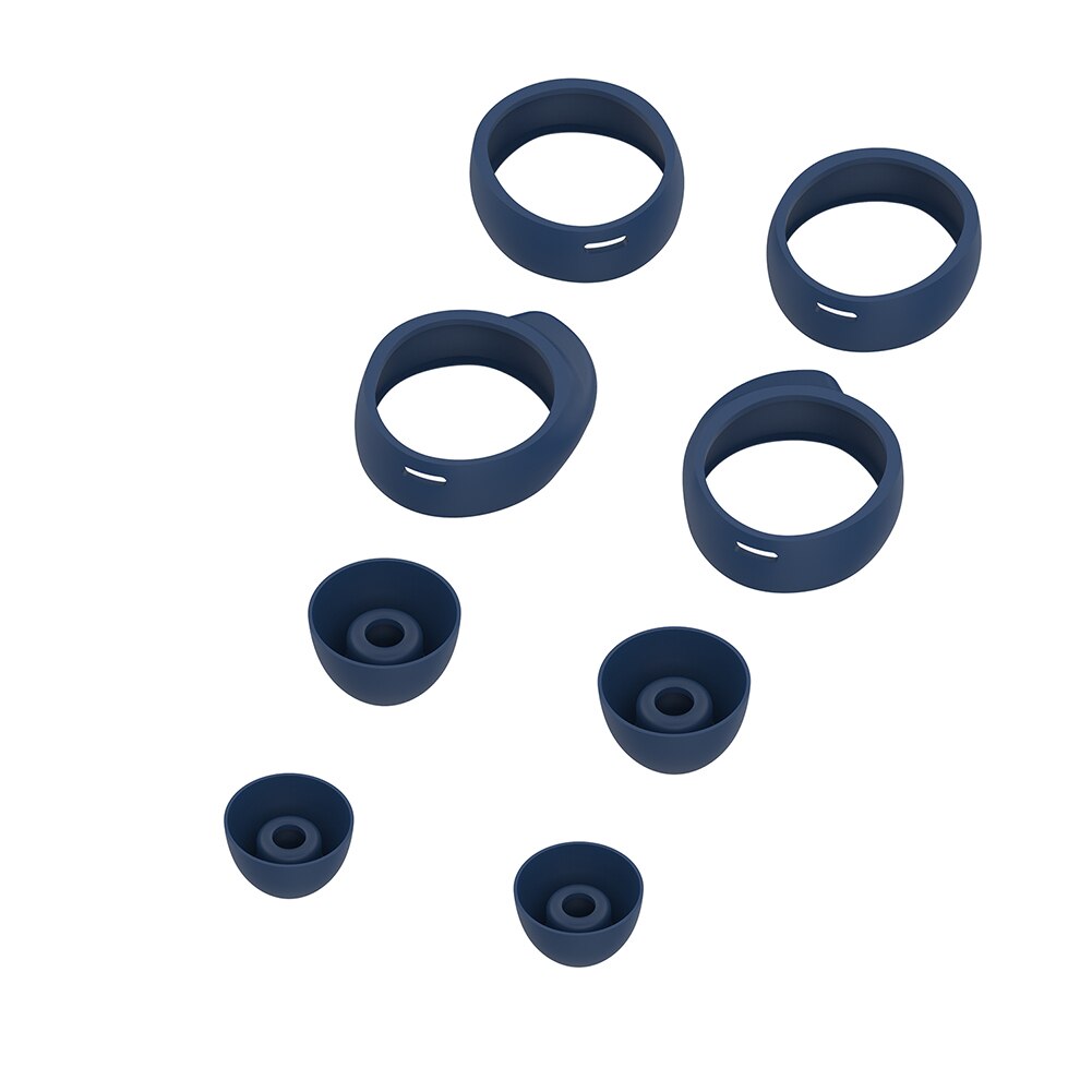 2 Pair di Modo Auricolari In Silicone Della Copertura Per La Galassia Gemme Cuffia Casi Anti-Slip Auricolare Auricolari Kit di auricolari Per samsung Galax: Midnight Blue