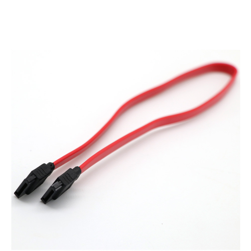 Computer Accessories SATA Cable 45cm Serial ATA SATA 2 Cable Lead Hard Drive Data Red SATA Cable For PC