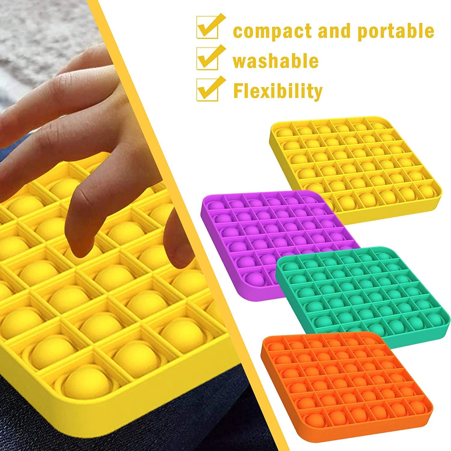 Pop It Push Doll Bubble Sensory Fidget Toys Autism Special Needs Stress Reliever Squeeze Sensory Toy Relieve Stress Help Recover