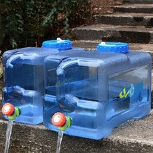 22l stk vand tønde spand vandflaske firkantet udendørs vandreture picnic camping tilbehør vandbeholder spand Grandado