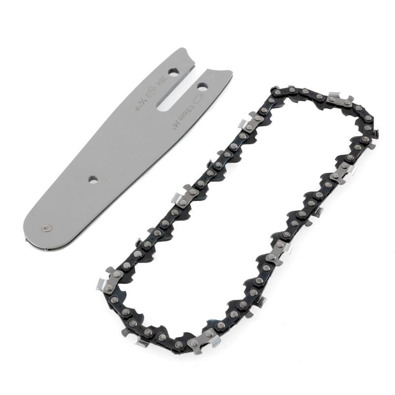 Saw Chain 4Inch 7inch 8Inch Mini Steel Chainsaw Chain With Blade Electric Saw Accessory Replacement Chain Drive Link Pitch