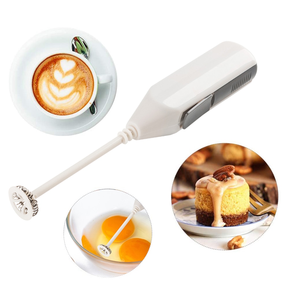 Elektrische Melkopschuimer Automatische Handheld Whisk Koffie Tore Eiklopper Melk Cappuccino Latte Frother Keuken Gereedschap