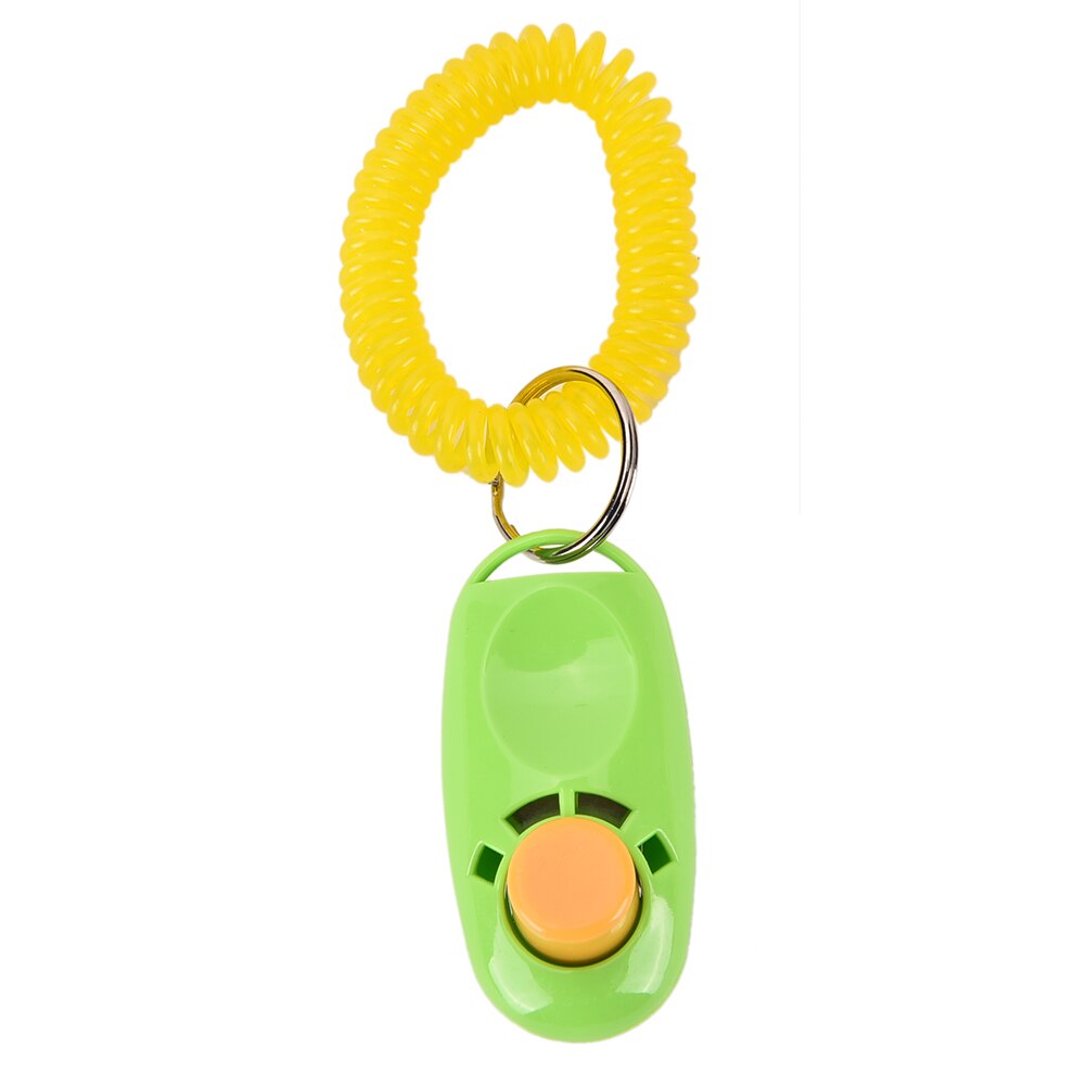 1pc Training Clicker 10 Colours Ultrasonic Dog Pet Bird Whistle Click Clicker Training Trainer Aid Guide: light green