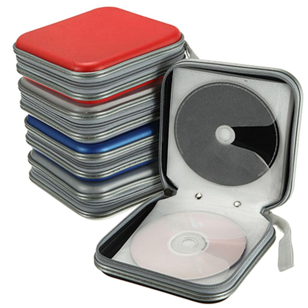 80Pcs Capaciteit Capaciteit Disc Cd Dvd Wallet Organizer Case Bag Cd Disc Wallet Organizer Case Dozen Met rits
