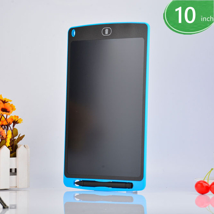 4.4/8.5/10/12 Inch LCD Writing Tablet Board Kids Writing Pad Drawing Painting Graphics Board Child Creativity Imagination: 10inch blue
