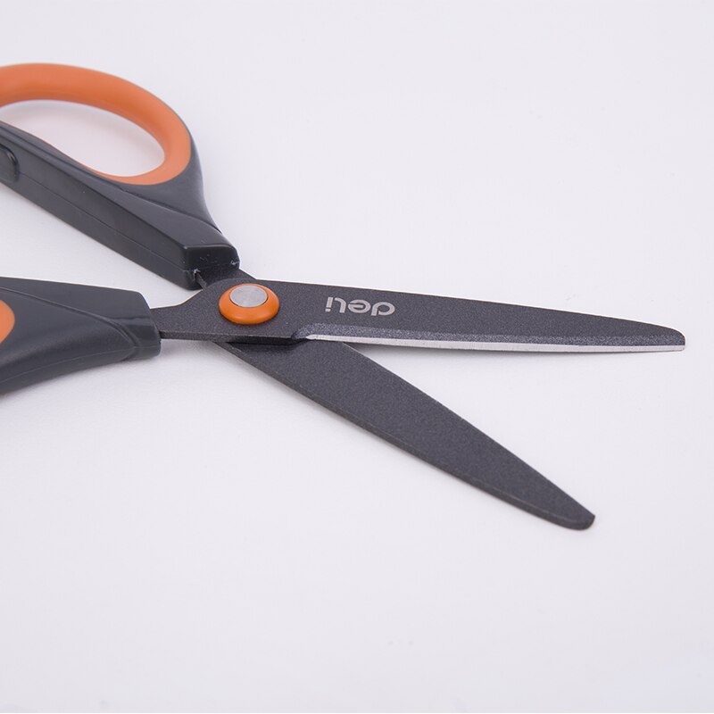 Tijeras con recubrimiento de teflón, tijeras de aleación de acero inoxidable, tijeras de arte para oficina, cinta antiadherente, tijera doméstica