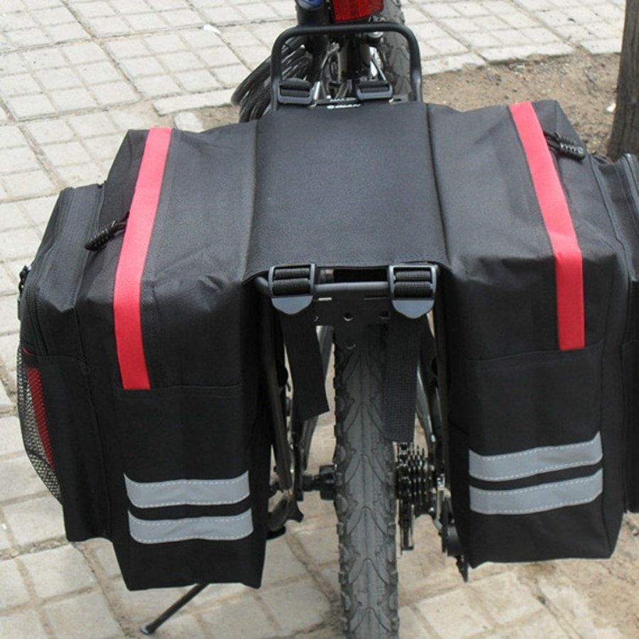Mountain Fiets Draagtas 30L Bagagedrager Kofferbak Bike Bagage Achterbank Fietstas Twee Dubbele Tassen Sport Fietsen Zadel Opslag