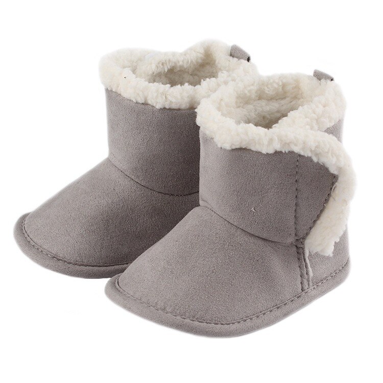 Winter Warm Toddler Baby Girl Boy Shoes Snow Boots Anti-slip Boot Crib Shoes Prewalker Size 0-18M: C / 13-18 Months