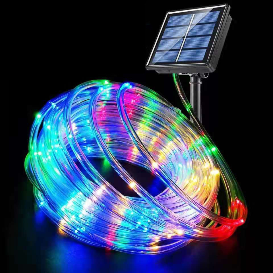 Solar Light String Tube Light Outdoor Atmosphere L... – Vicedeal