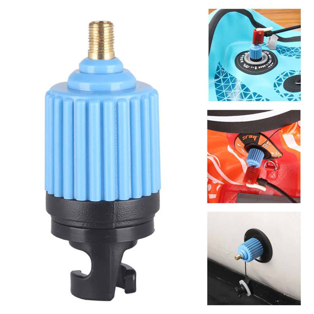 Kayak Valve Adapter Inflatable Boat Air Pump Valve For Canoe Raft Paddle Board Kayak Air Valve On-board Pump Inflation Adapter