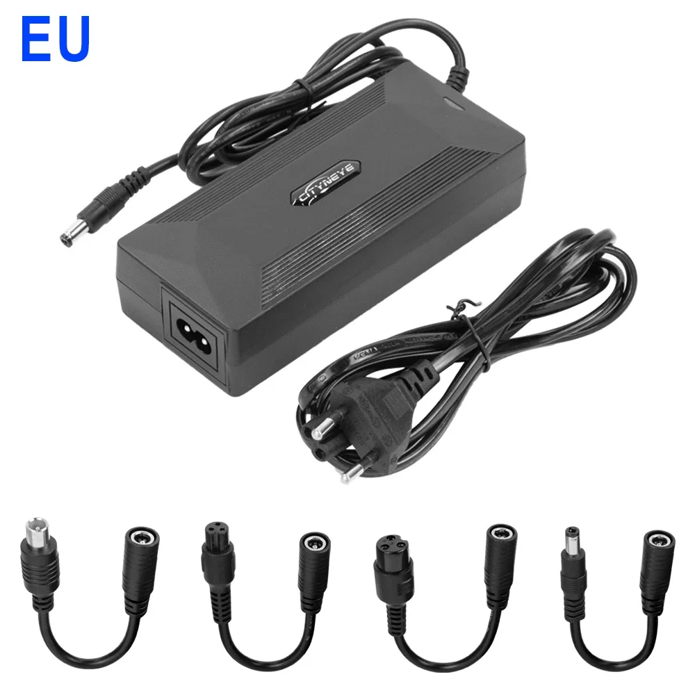Universele Oplader 2A Lader Adapter voor Xiaomi Elektrische Scooter M365 1S Pro Pro2 E-Scooter Onderdelen EU/US/UK/AU Plug: Rood
