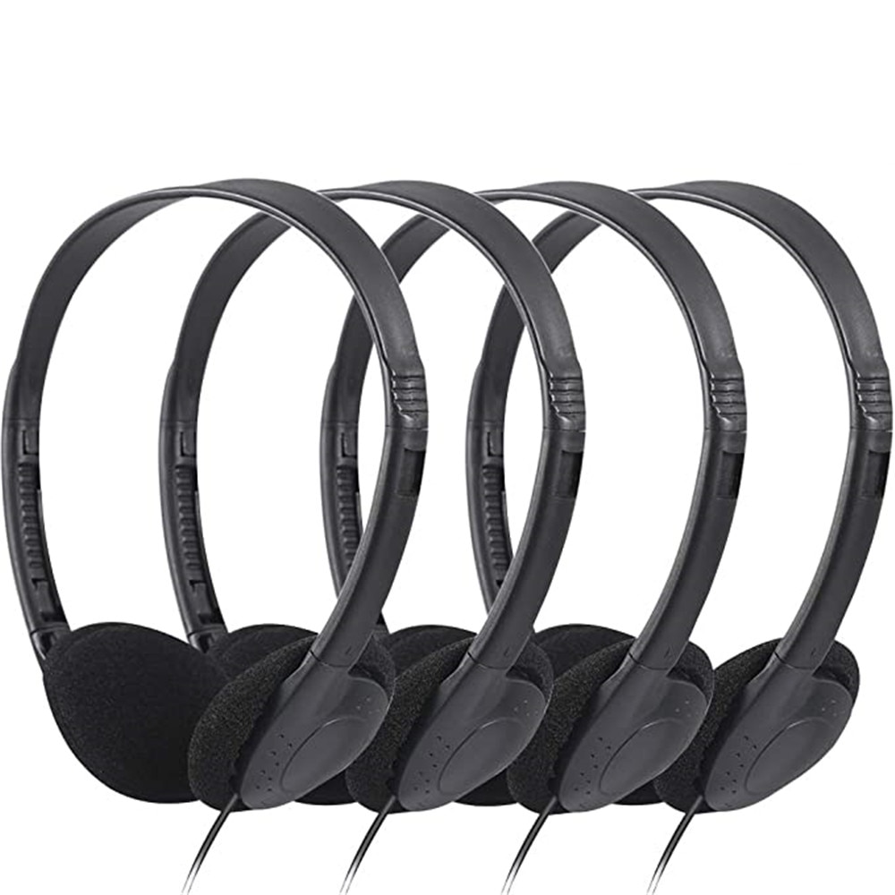 Kids Headphones With 3.5mm Pulg Wired Computer Headset Children Over Head Foldable Stereo Headset for IPhone iPad Tablet Mp3