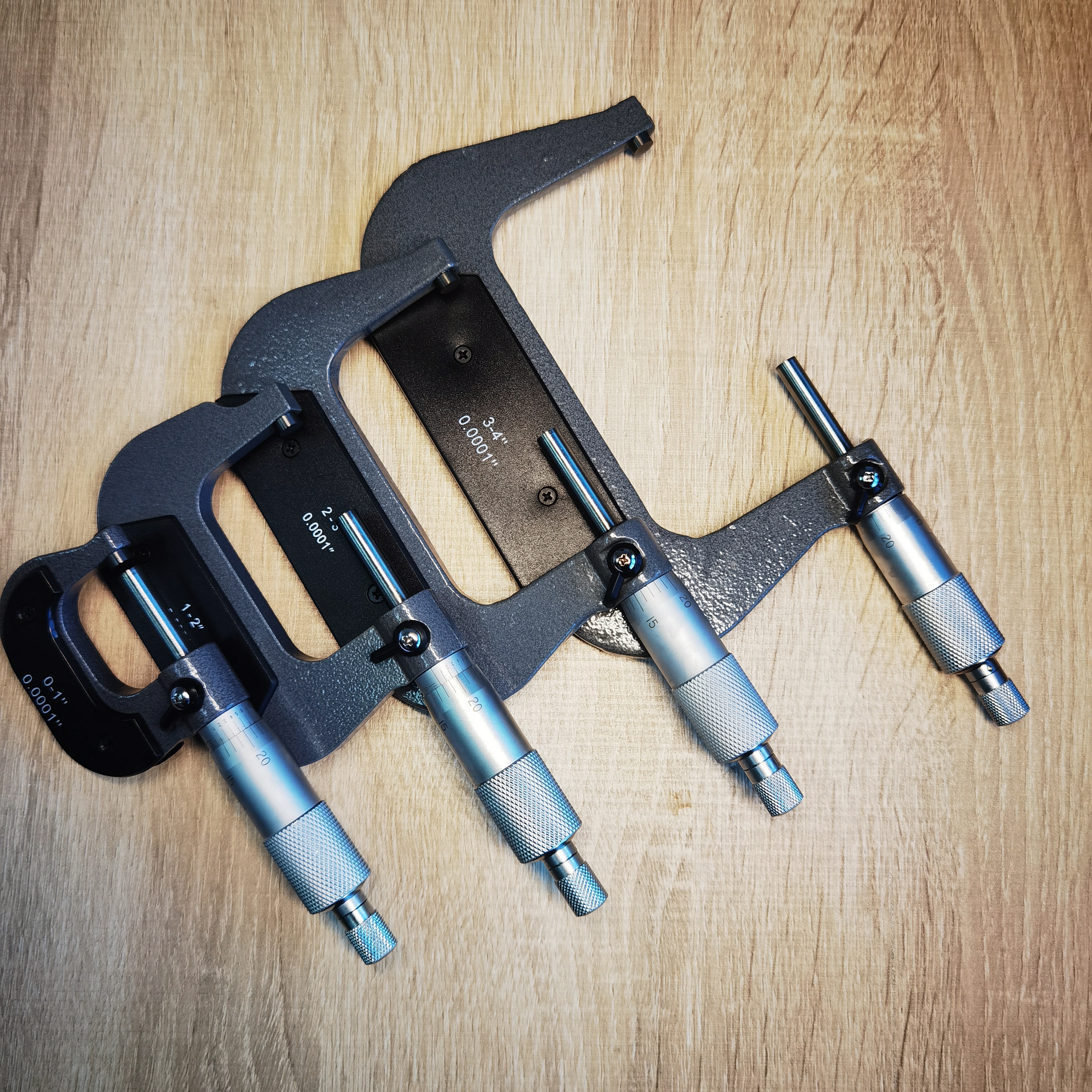 Support micromètre utilisé pour jauge micromètre externe 0-25mm 25-50mm 50-75mm 75-100mm, outils de mesure durables