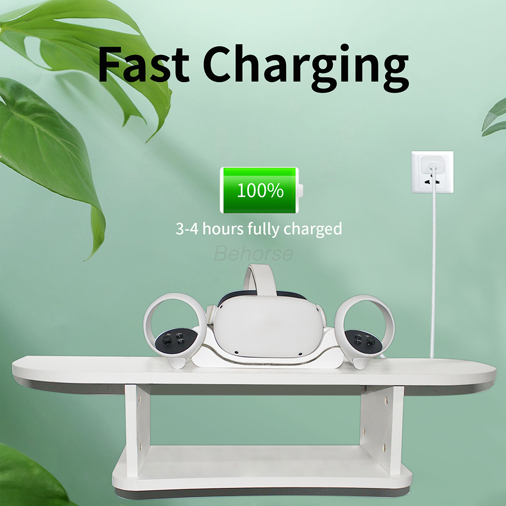 Oculus Quest 2 Charger Base VR Headset Charging Station Stand Handle Storage Rack For Oculus Quest 2 VR Accessories