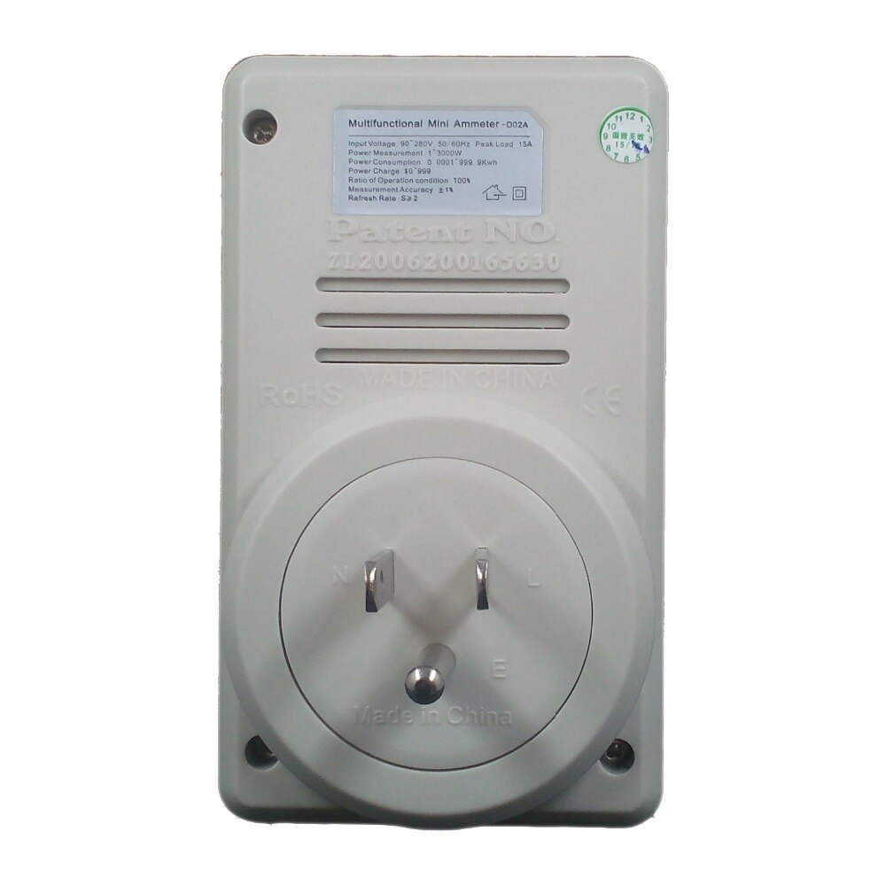 Digital Electricity Energy Meter Tester Monitor indicator Voltag Power Balance Energy saver Meter WF-D02A US plug 90~150V