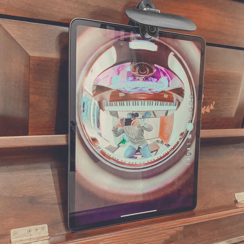 Piano Lesson Sparring Full Key Large Angle Overhead Camera Phone iPad Universal Fisheye Lens