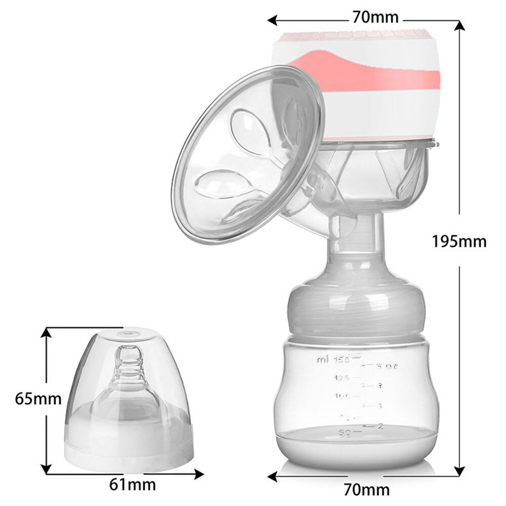 Pompe à lait d'aspiration de mamelon de pompes d'allaitement électriques simples automatiques intelligentes d'allaitement