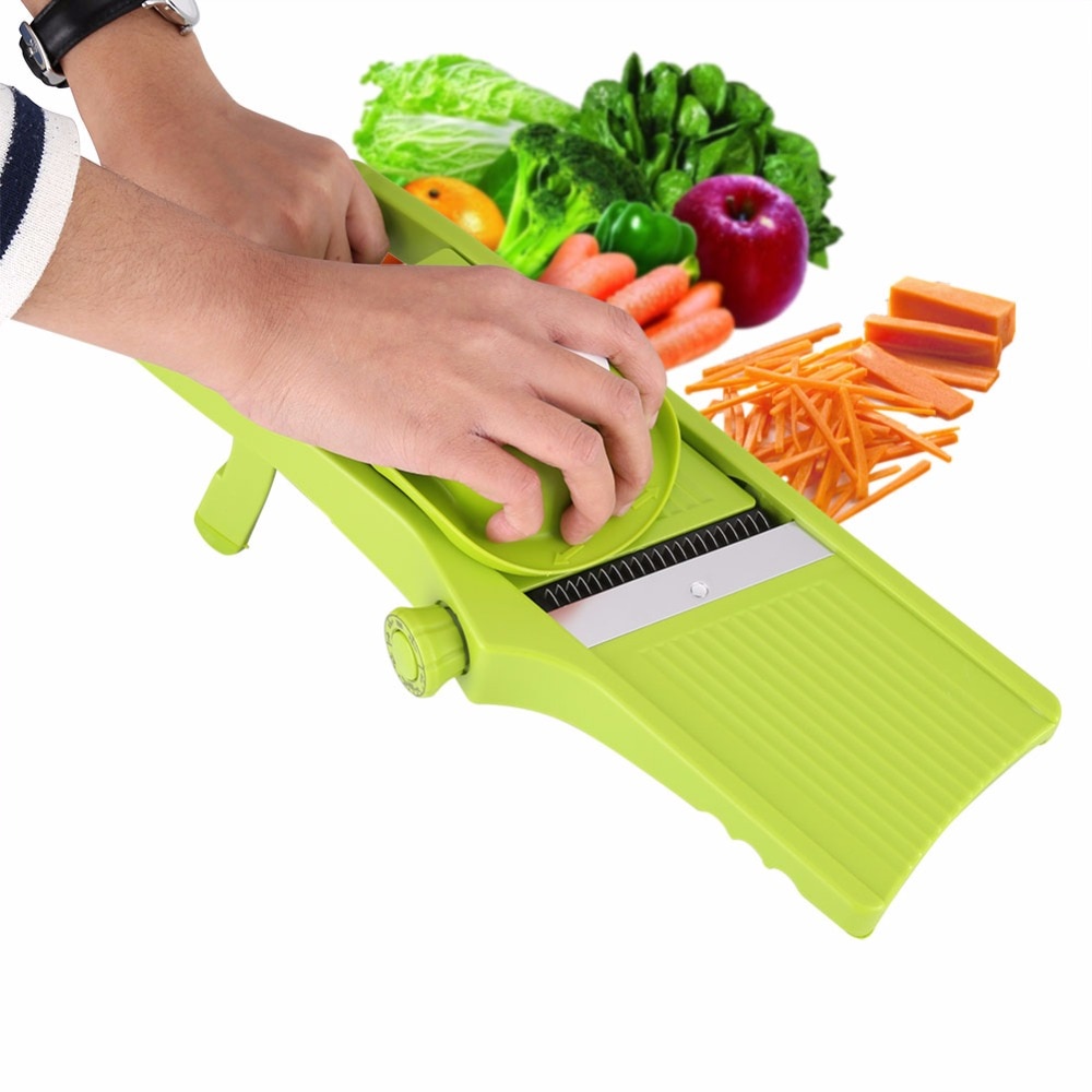 Verstelbare Dikte Mandoline Fruit Slicer Groentensnijder Wortel Rasp Ui Groentesnijder Dunschiller Keuken Accessoires
