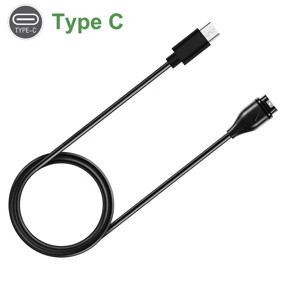 1 meter usb typ c laddningskabel för garmin fenix 7 7s 7x 6 6s 6x 5 5s 5x vivoactive 3 4 4s venu 2 2s 3 3s med dammtät kontakt: IngefÃÂ¤ra