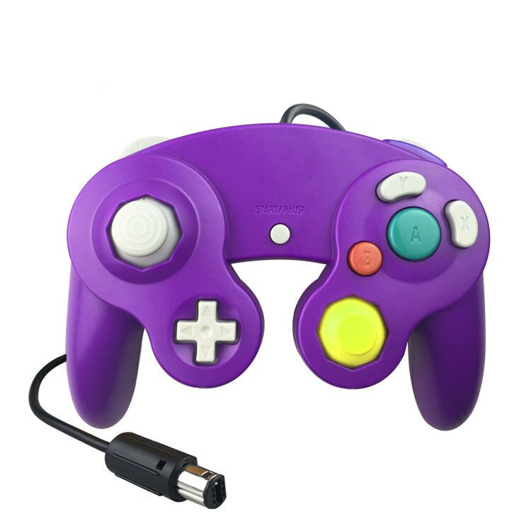 Gamepads Game Controller Pad Joystick for Nintendo Game Cube or for Wii kids Christmas: purple