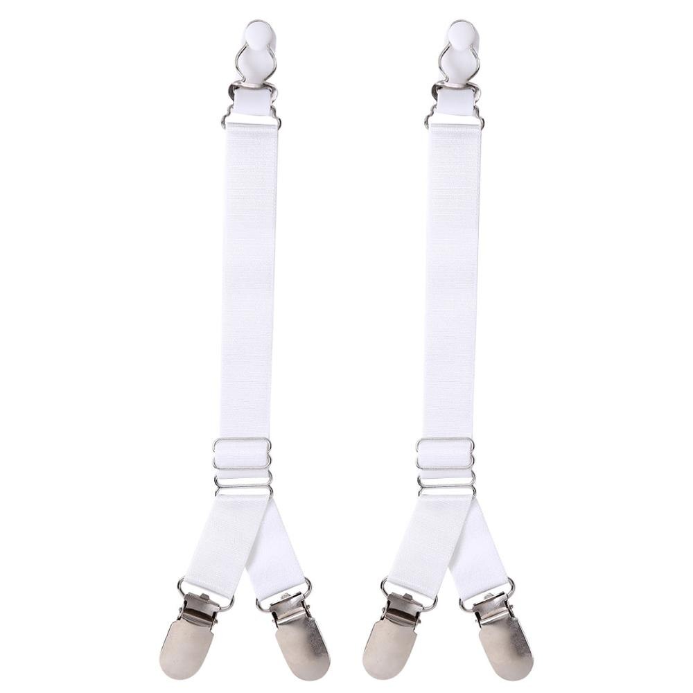 iiniim Straight Style & Y Style Elastic Garter Belts Holders Stockings Fastener Suspender with Duck-Mouth Metal or Plastic Clip