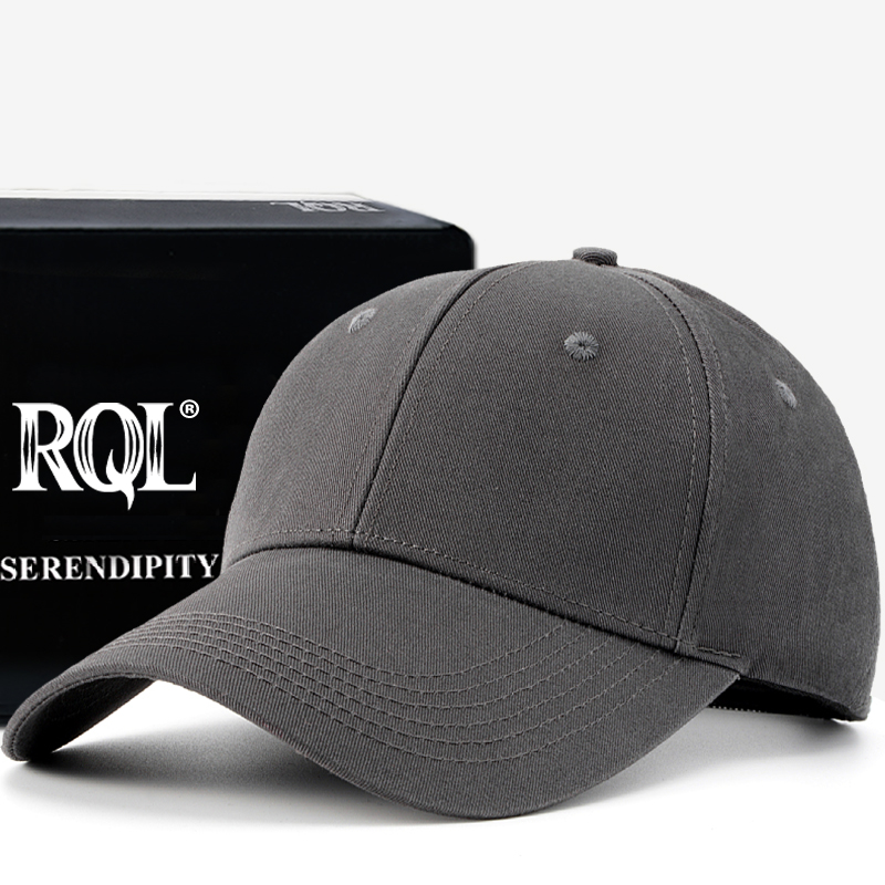 XXL Big Head Baseball Cap For Men Extra High Crown Solid Combed Twill Structured Breathable Long Brim Sun Sports Trucker Hat: Adjustable / GRAY