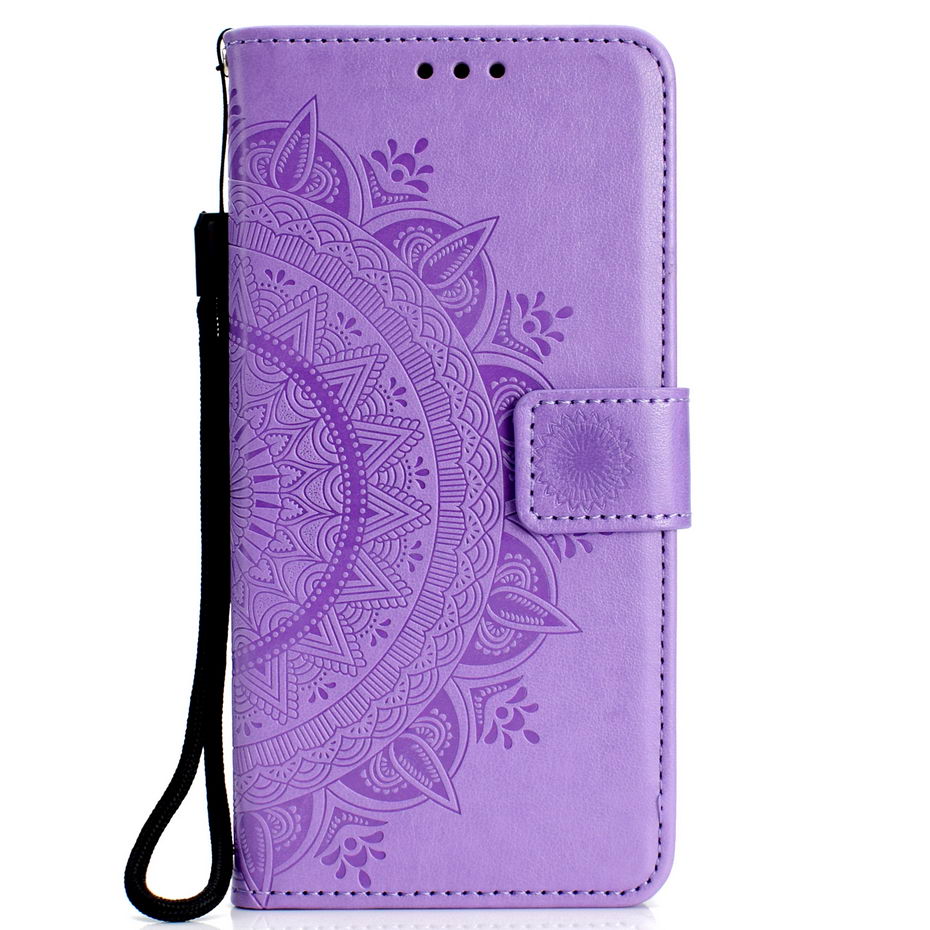 Luxe Lederen Case Voor Coque Samsung Galaxy A32 4G Cover Wallet Flip Case Voor Funda Samsung Galaxy A32 4G Etui Telefoon Case: Purple